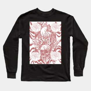 Skull with roses Long Sleeve T-Shirt